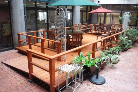 After　ウッドデッキの造作