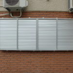 ルーバー面格子設置工事