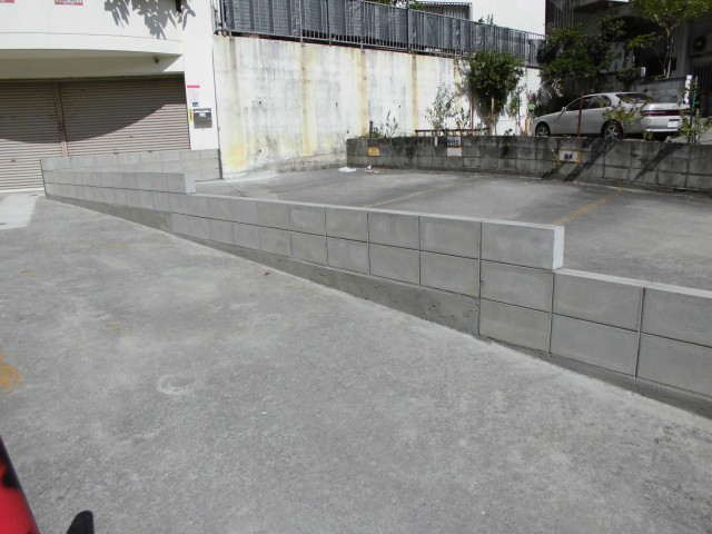 駐車場ブロック積み工事 リフォーム 沖縄