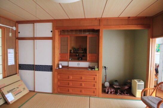 Before　和室にキッチンを新設
