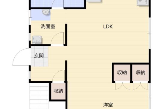 間取り図Before
