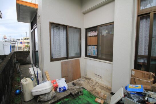 Before　中庭に部屋を増築リフォーム