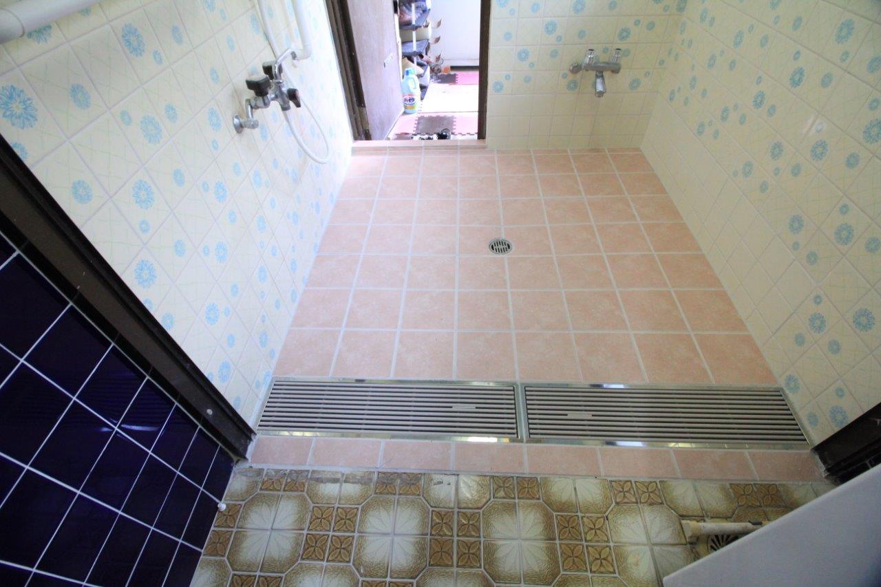 浴室と脱衣所のバリアフリー 沖縄 リフォーム
