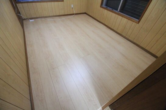 After　床の補修リフォーム