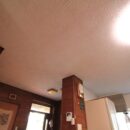 天井の塗装と照明の設置リフォーム