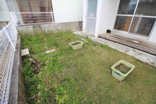 Before　庭に部屋を増築③