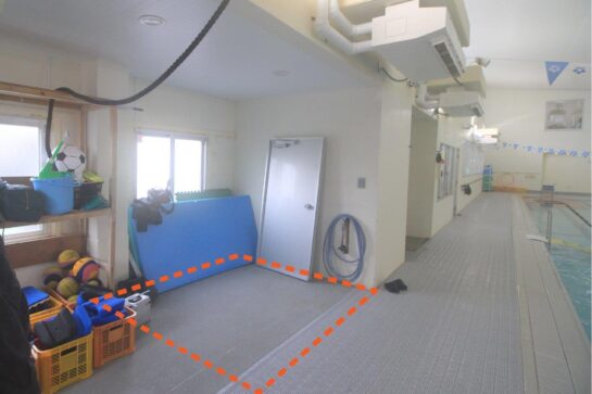 Before　更衣室を新設①