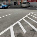駐車場の白線引き