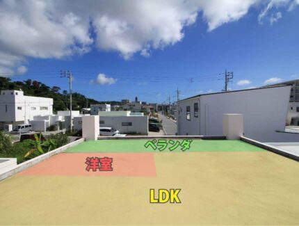 Before　平屋を2階建てに増築