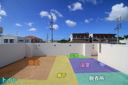 Before　平屋を2階建てに増築