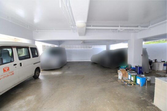 After　駐車場の塗装