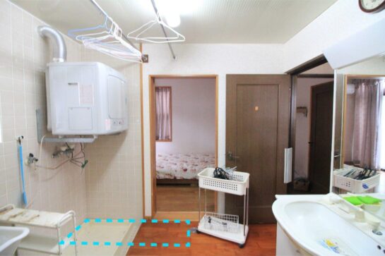 Before　トイレを設置