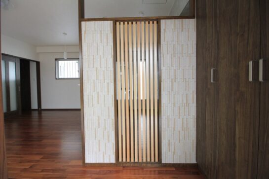 After　二世帯住宅　玄関