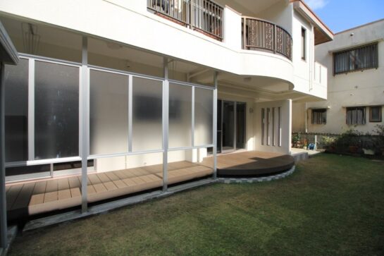 After　二世帯住宅　目隠しフェンス