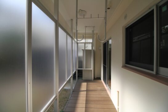 After　二世帯住宅　目隠しフェンス