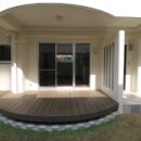 二世帯住宅　ウッドデッキ