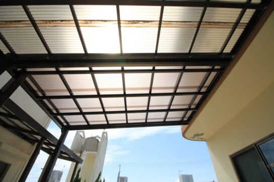 After カーポート屋根のリフォーム