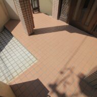 After　玄関ポーチのタイル貼り替え①