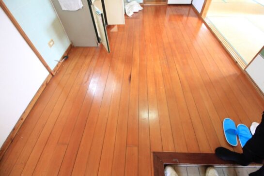 Before　床の貼り替えリフォーム
