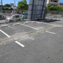 After 駐車場のライン引きリフォーム
