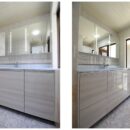 洗面化粧台のリフォーム