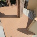 玄関ポーチのタイル貼り替え