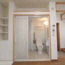 事務所を住居にリノベーション　水まわり