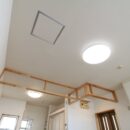 事務所を住居にリノベーション　天井