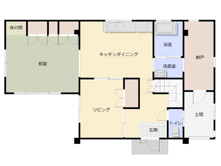 Before　1階の間取り図