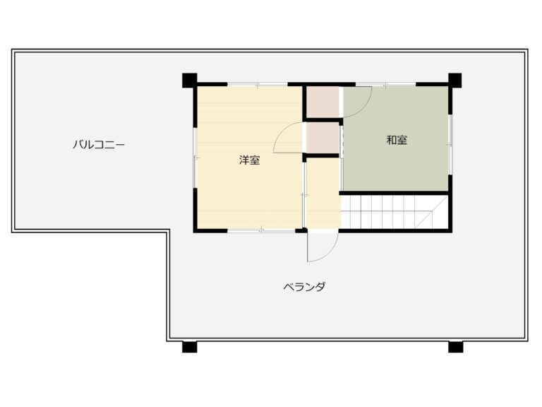 Before　2階の間取り図